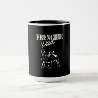 Mug père de mignonne frenchie | drôle de cadeau de bul