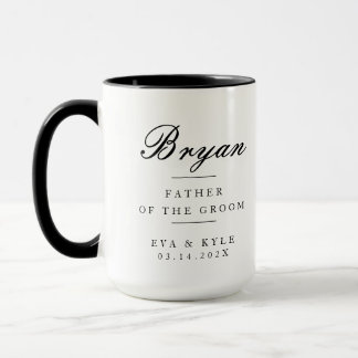 Mug Père du marié élégant