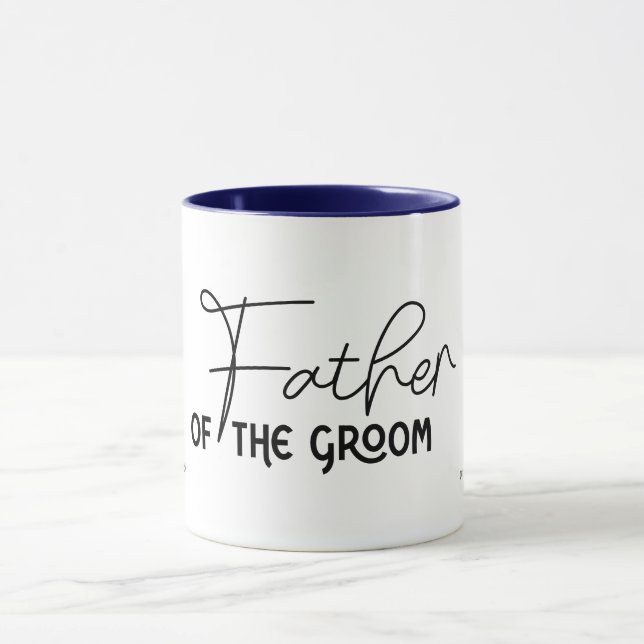 Mug Père du script de flux de la pièce Personnalisé (Centre)
