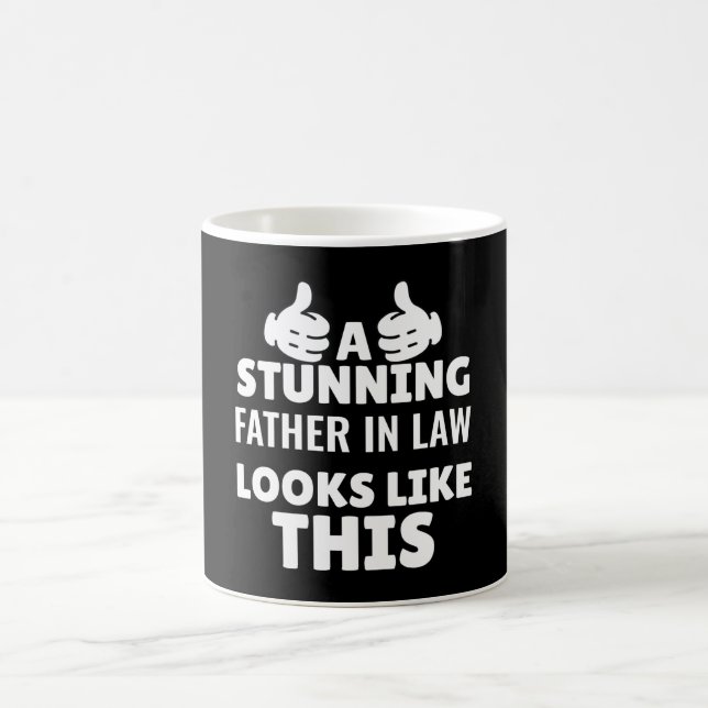 Mug père en droit Anniversaire Meilleur cadeau (Centre)