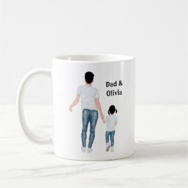 Mug Père et fille, les meilleurs amis pour toujours
