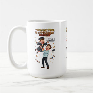 Mug Père fier célébrant la réussite de la remise de di