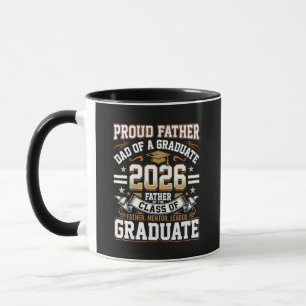 Mug Père fier de la promotion 2026 diplômé