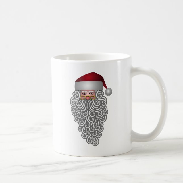 Mug Père Noël à Curly Beard Noël (Droite)
