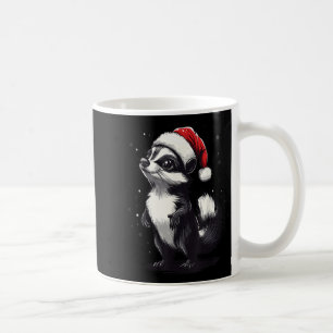 Mug Père Noël à la mouffette drôle de Noël amateurs de