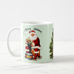 Mug Père Noël avec jouets Joyeux Noël