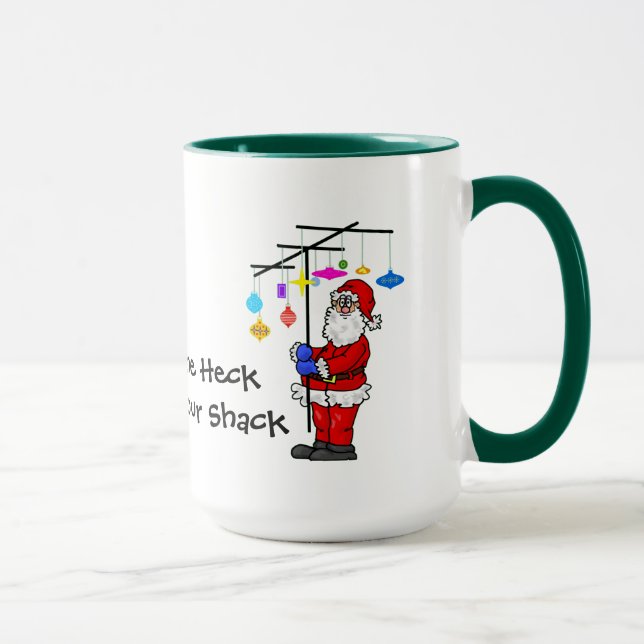 Mug Père Noël avec Musique d'antenne décorée (Droite)