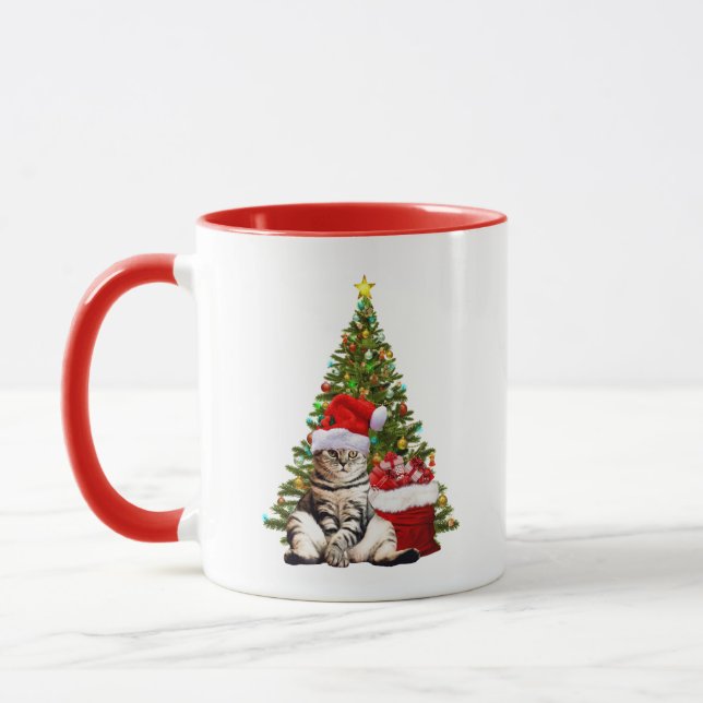 Mug Père Noël Cat (Gauche)