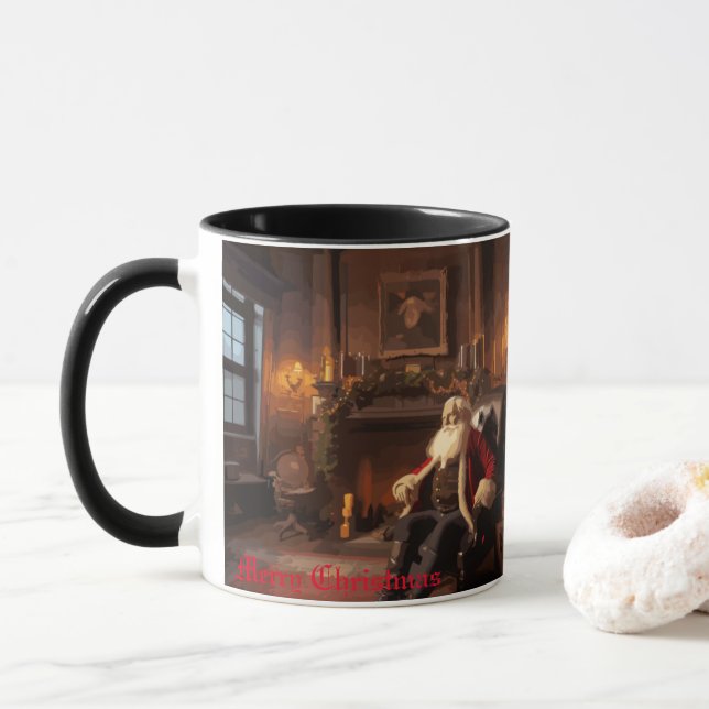 Mug Père Noël Cosy Nook (Avec donut)