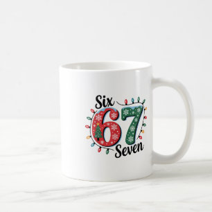 Mug Père Noël drôle dit six sept Noël 67 Meme Xmas