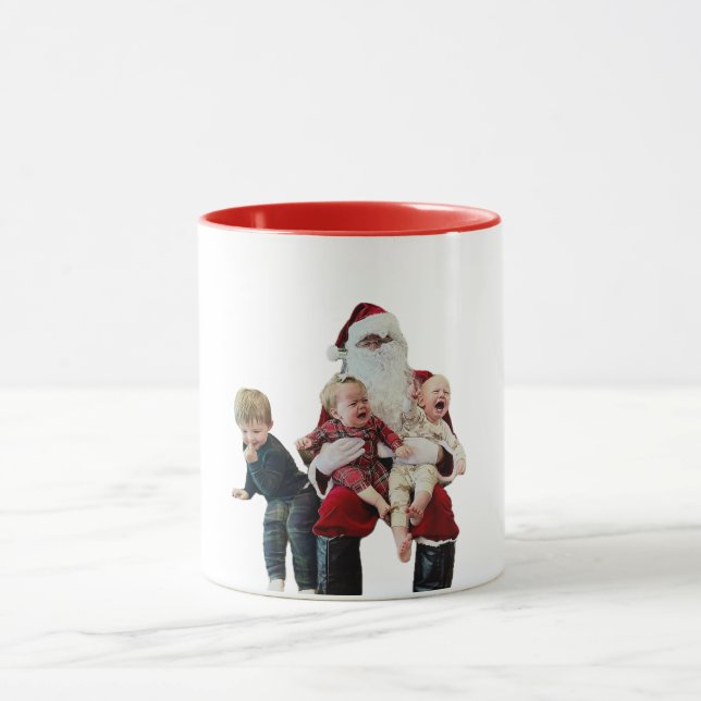 Mug Père Noël effrayant ? (Centre)