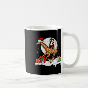 Mug Père Noël Entlebucher Mountain Riding Giraffe Chri