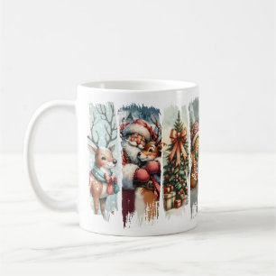 Mug Père Noël et rennes Noël le et les cookies