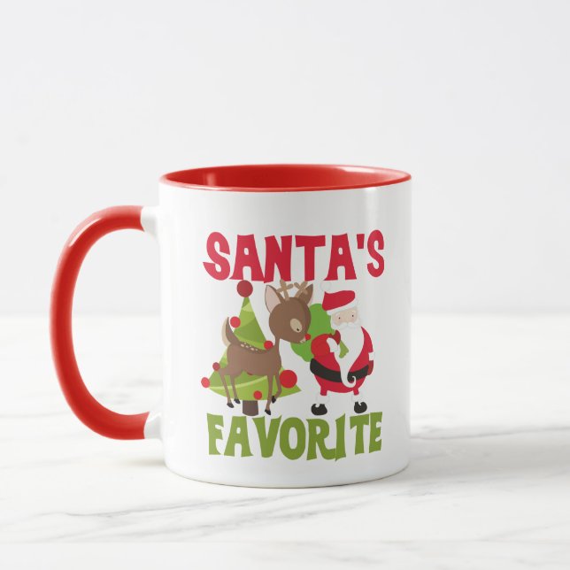 Mug Père Noël favori (Gauche)
