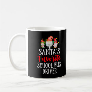 Mug Père Noël Favori Conducteur de bus scolaire Noël G