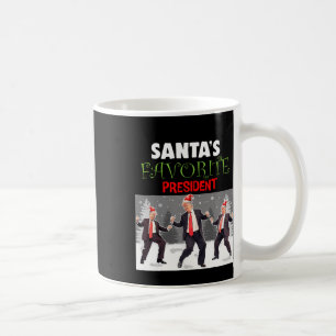 Mug Père Noël Favori Président Père Noël Trump Danser