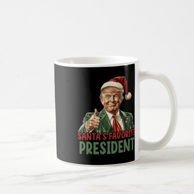 Mug Père Noël Favorite Président Trump Noël 2024 (Droite)