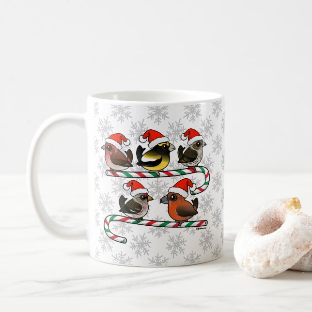Mug Père Noël Finches (Avec donut)