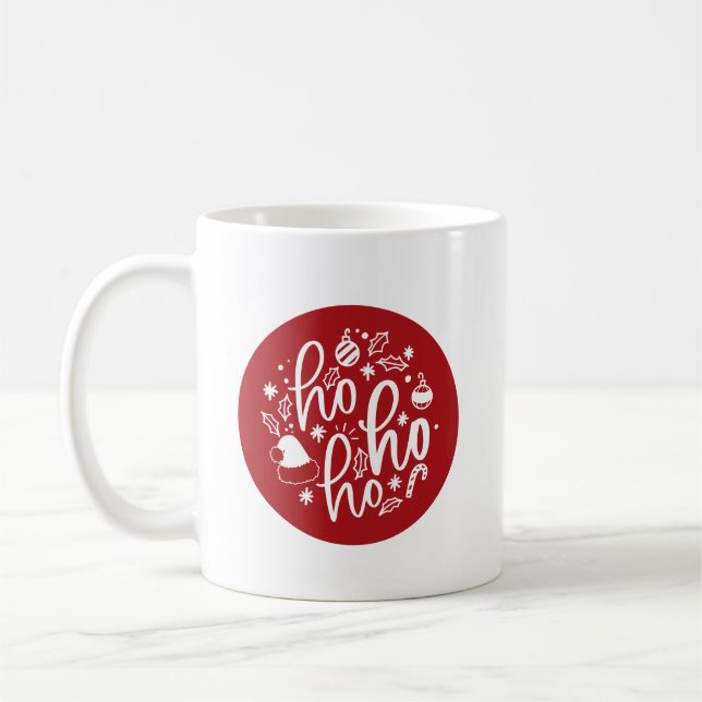 Mug Père Noël Ho Ho Ho (Gauche)