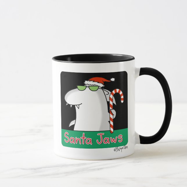 Mug Père Noël Jaws (Droite)