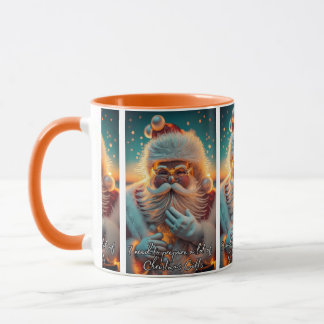 Mug Père Noël : Je suis occupé à préparer les cadeaux 