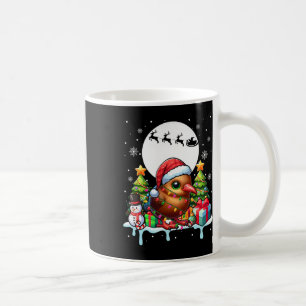Mug Père Noël Kiwi Bird Snowman Xmas Lumières Colorée 
