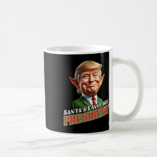 Mug Père Noël le président favori Donald Trump Elf Chr