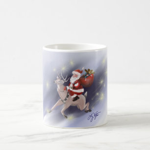 Mug Père Noël livre de la viande