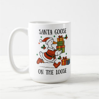 Mug Père Noël Oie En Liberté Costume De Fêtes De Noël