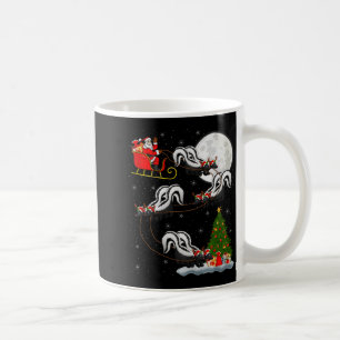 Mug Père Noël Putois Traîneau Volant Drôle Magique Noë