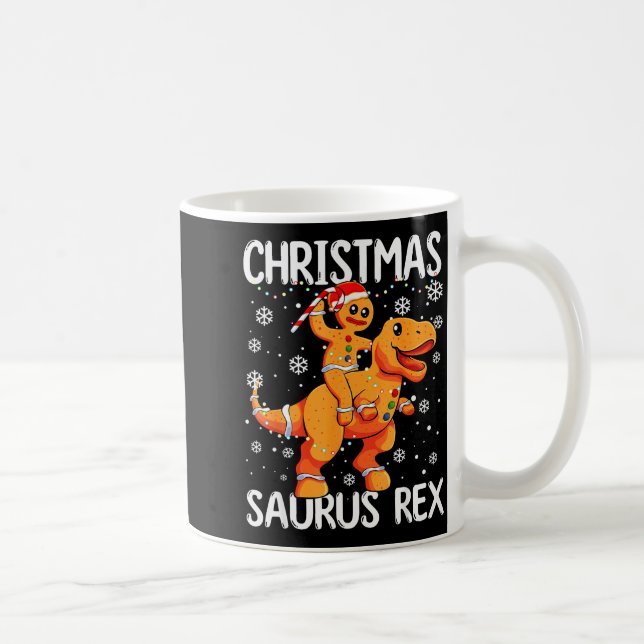 Mug Père Noël Saurus Rex Bonhomme en Pain d'Épice Cook (Droite)