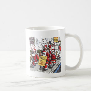Mug Père Noël Strike à gauche