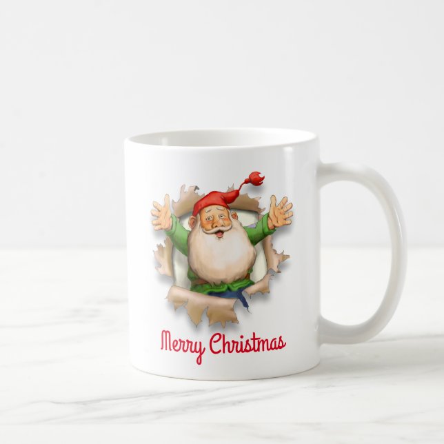 Mug Père Noël surprise Joyeux Noël (Droite)