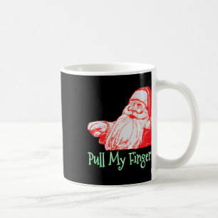 Mug Père Noël Tirer Mon Doigt Drôle Noël Fart Humour P