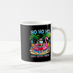 Mug Père Noël Tropical Drôle Cadeau de Vacances de Noë