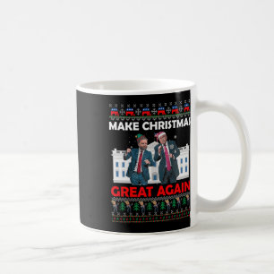 Mug Père Noël Trump Dance Rendre Noël magnifique à nou