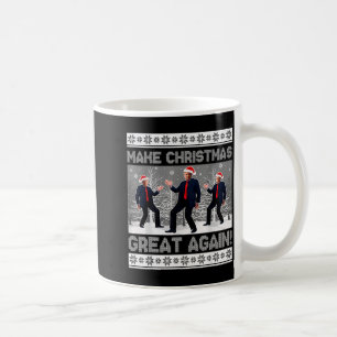 Mug Père Noël Trump Danse Drôle Faire Noël Grandir Enc