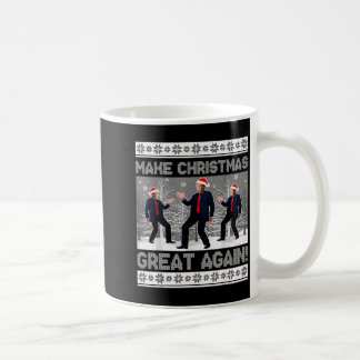 Mug Père Noël Trump Danse Drôle Faire Noël Grandir Enc