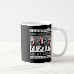 Mug Père Noël Trump Danse Rendre Noël super moche