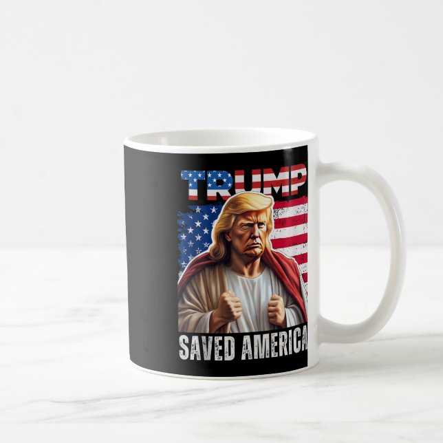 Mug Père Noël Trump Humour de Noël drôle Trump réservo (Droite)
