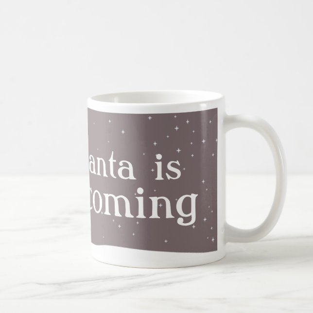 Mug Père Noël, un renne rouge amusant, est en train d' (Droite)
