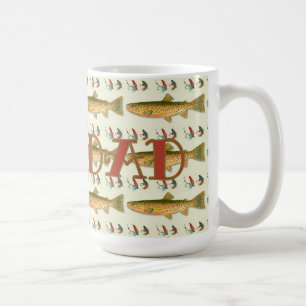 Mug Père pêcheur motif truite