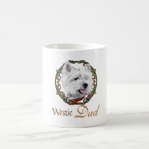 Mug Père Terrier West Highland White et ses chiots
