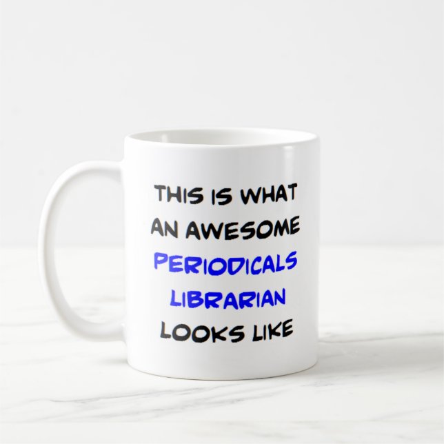 Mug périodiques bibliothécaires, génial (Gauche)
