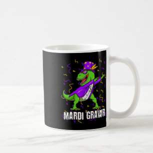Mug Perle Mardi Gras Dabbing T Rex Dinosaur Mardi Graw
