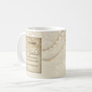 Mug Perles personnalisables, 50e anniversaire de Maria