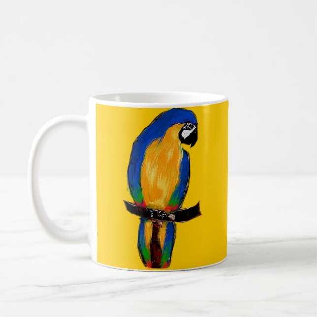 Mug Perroquet Bleu (Gauche)