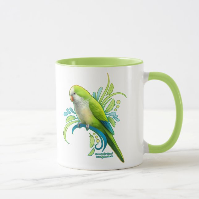 Mug Perroquet de Green Quaker (Droite)