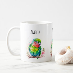 Mug Perroquet vert - Bébé mignon oiseau