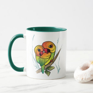 Mug Perroquets inséparables